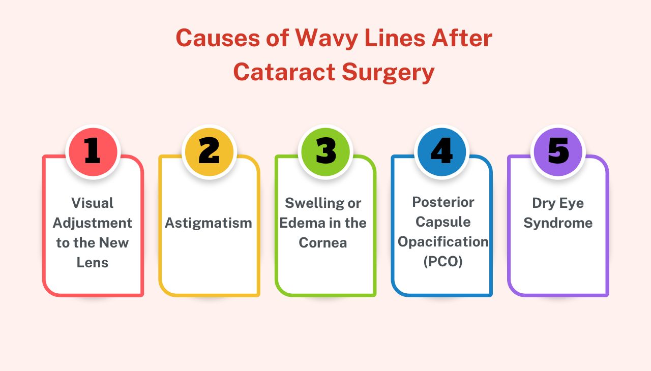 Causes of Wavy Lines After Cataract Surgery