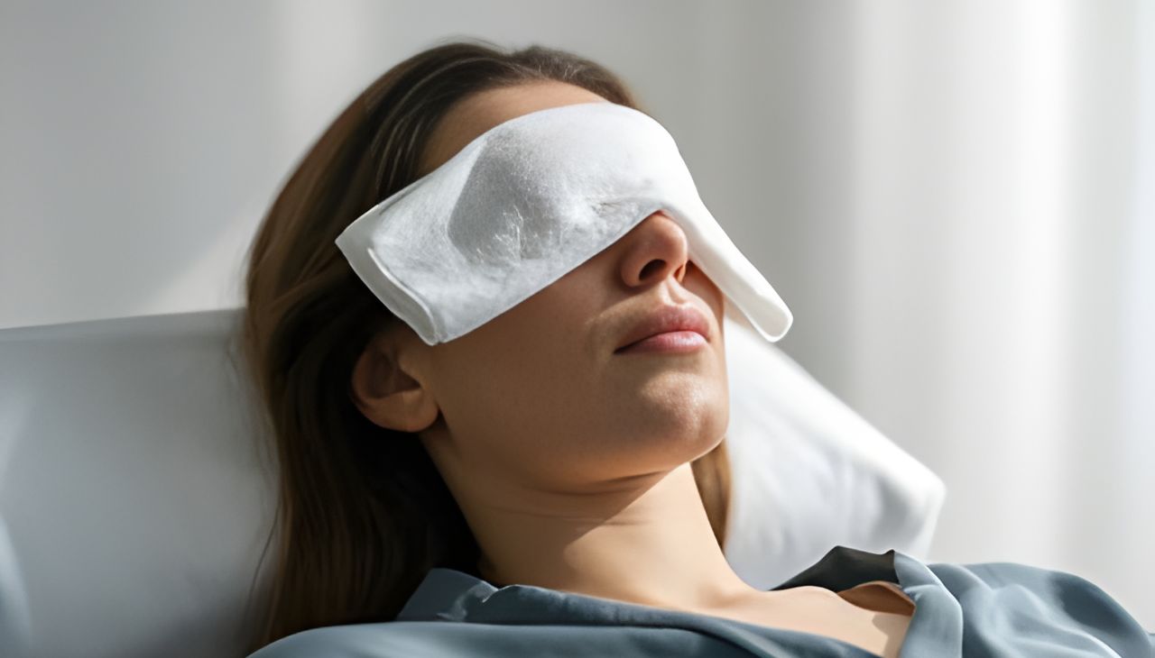 Warm Compress for Soothing Eye Irritation